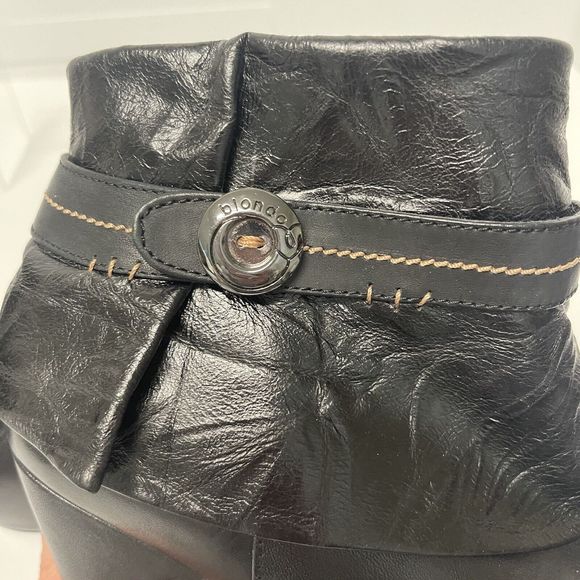 Blondo Womens Black Ankle Boot Size 9.5 M Waterproof AquaProtect Leather Bootie - Picture 9 of 11